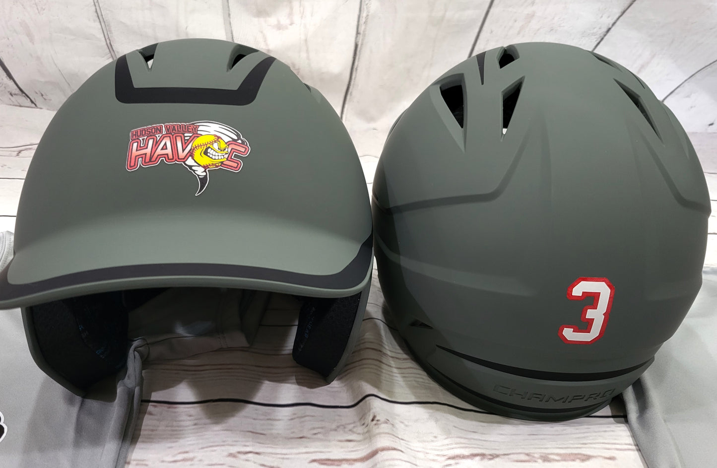 Custom Softball or Baseball Helmet number (back)