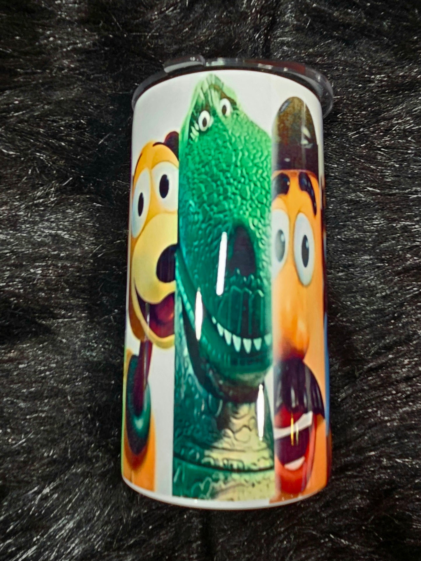 Toy Story - blemish discount - 12 oz. Stainless convertible tumbler - 2 lids in one!