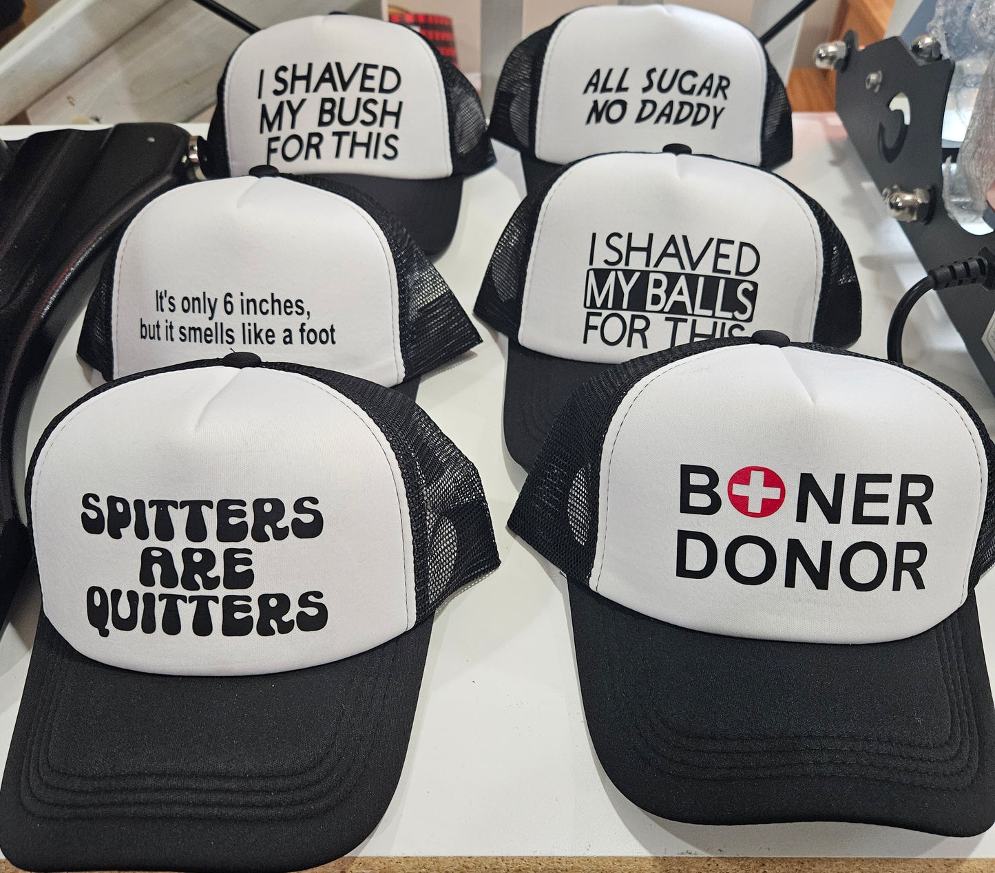 Funny Bachelor party hats bundle - set of 8