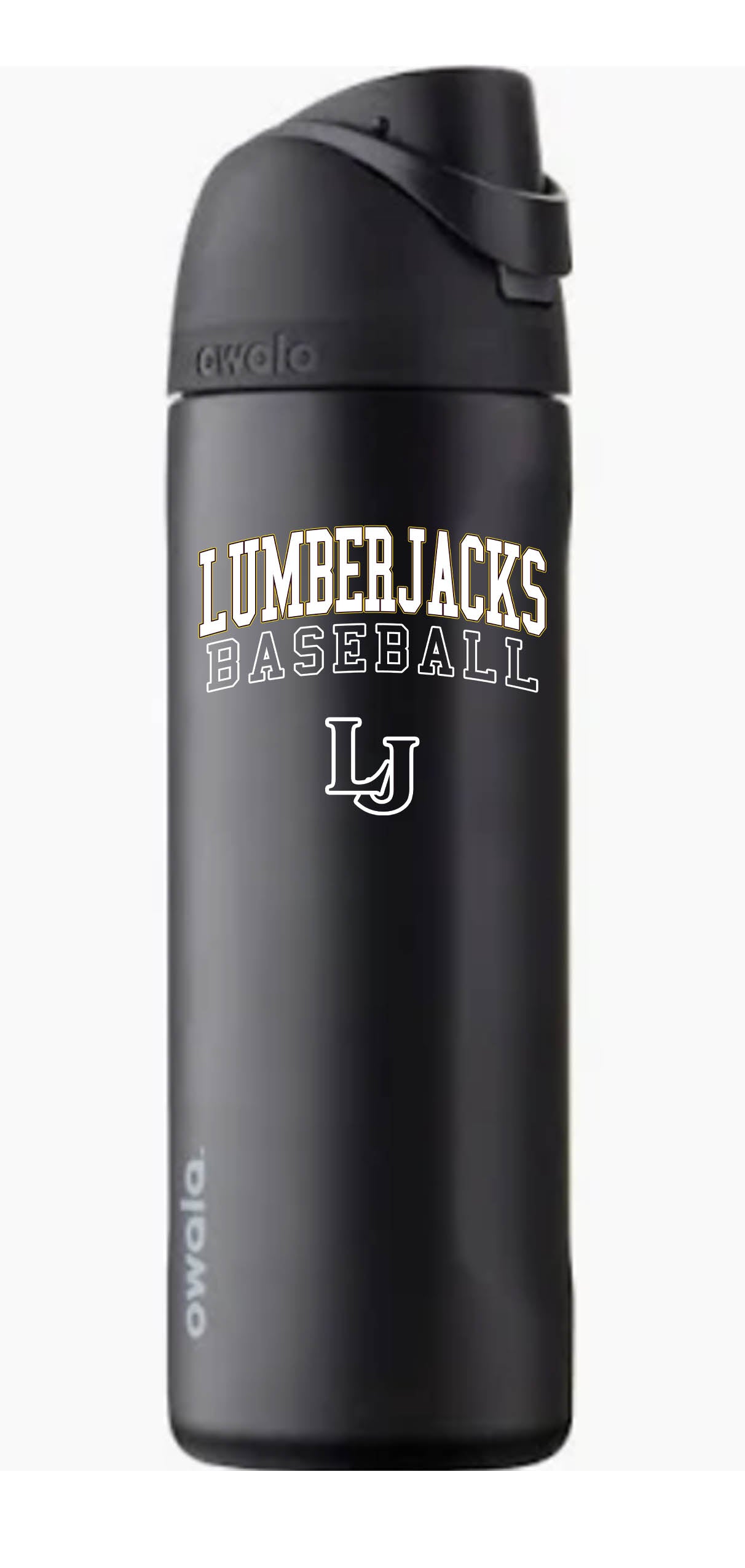 Lumberjacks Owala water bottle
