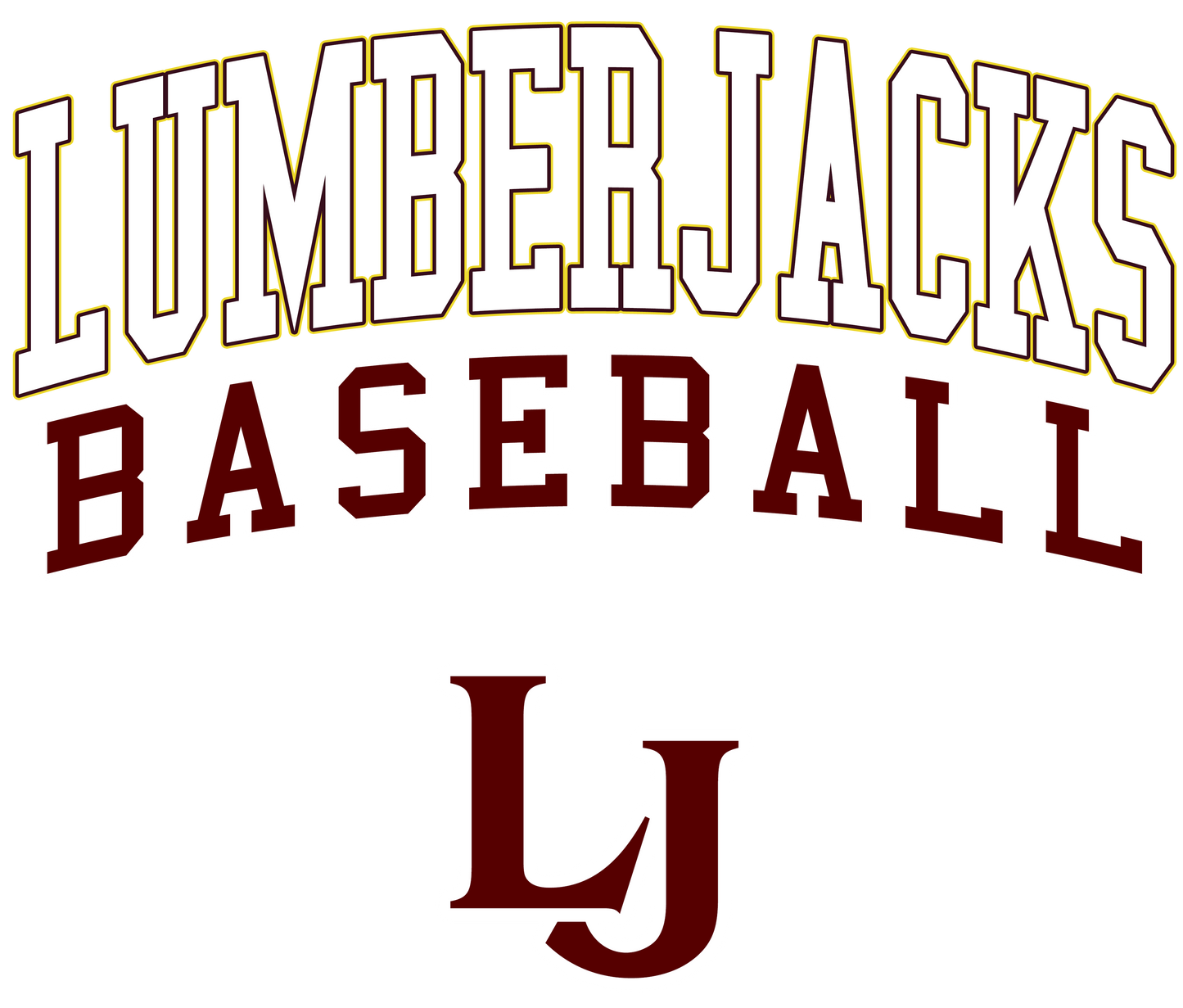 Adult Lumber Jacks Spirit Wear Crew t-shirts - gray