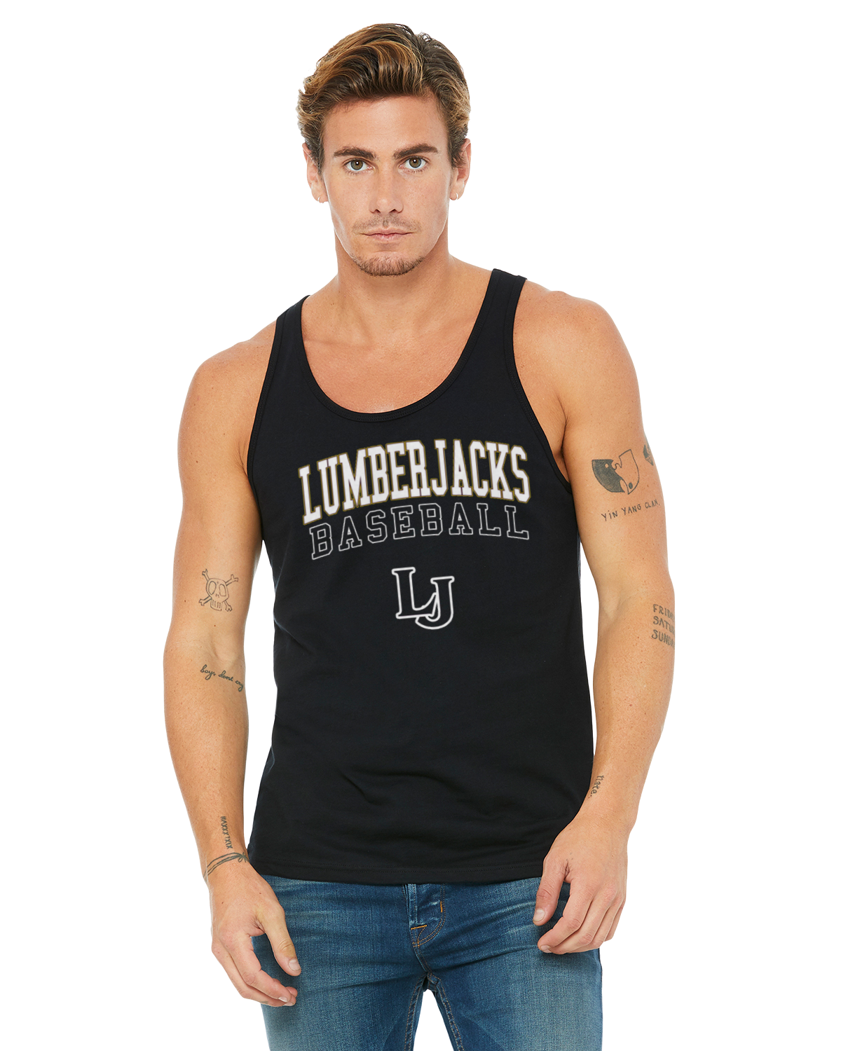 Adult unisex Lumber Jacks racerback tank