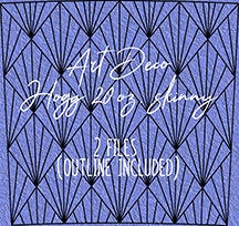 Art Deco 20 oz. Skinny (Hogg) 2 files (outline file INCLUDED) Tumbler template conical wrap, waterslide, digital PNG