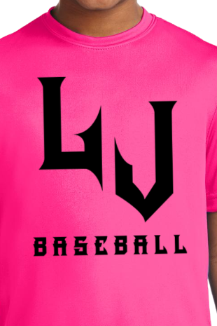 Youth Hot Pink Lumber Jack Tee