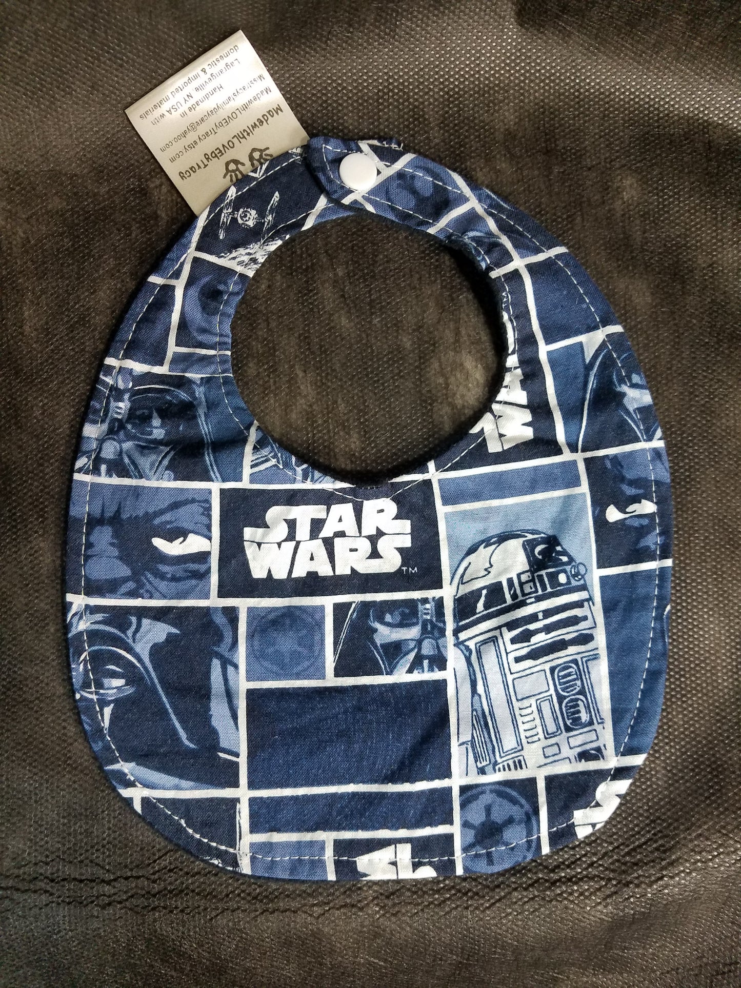 Star Wars handmade bib