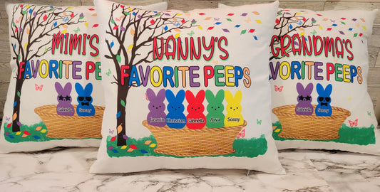 Custom Easter peeps pillow covers! Get yours now!