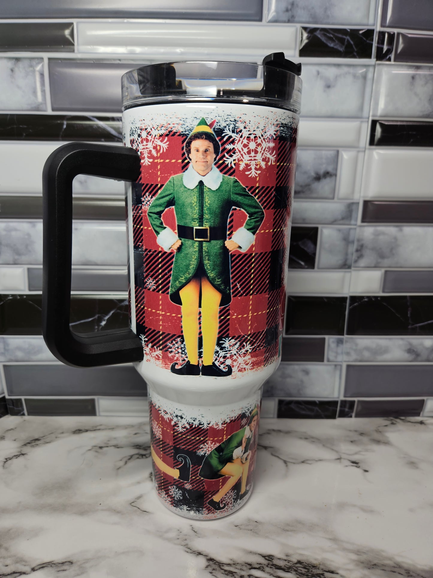 Custom 40 ounce with handle Sublimation Tumbler