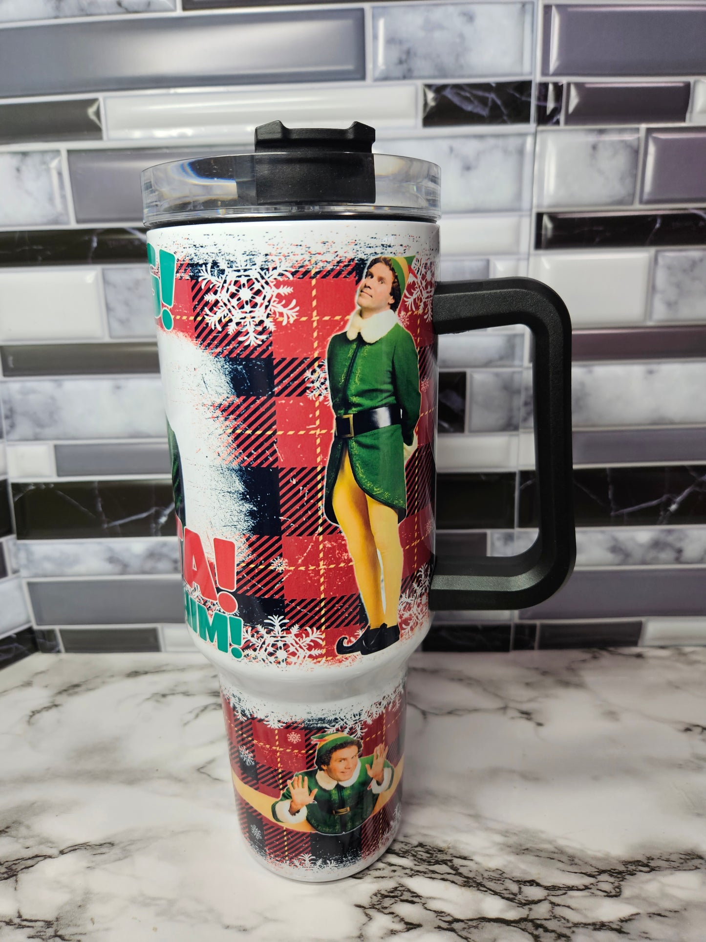 Custom 40 ounce with handle Sublimation Tumbler