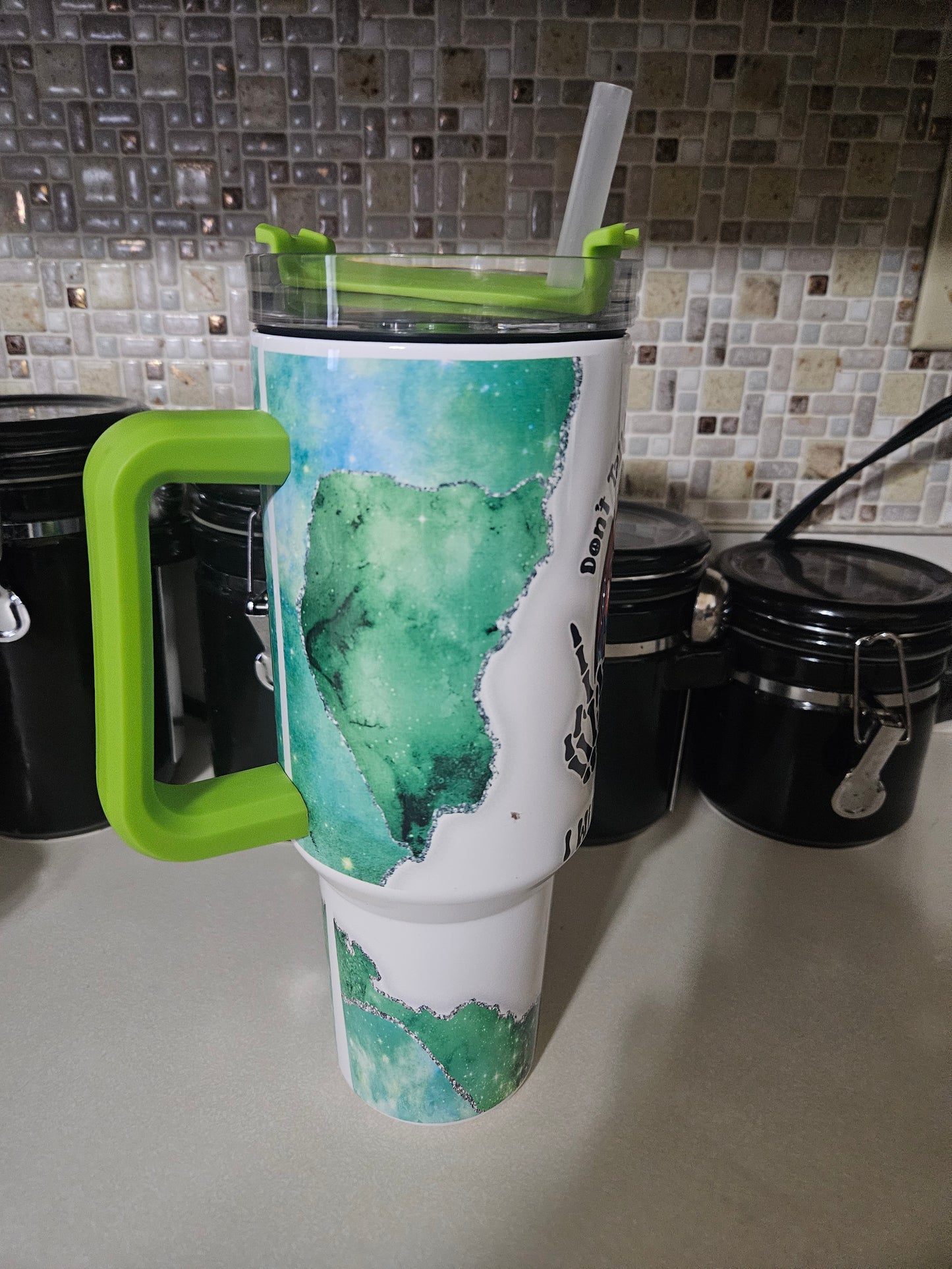 Custom 40 ounce with handle Sublimation Tumbler