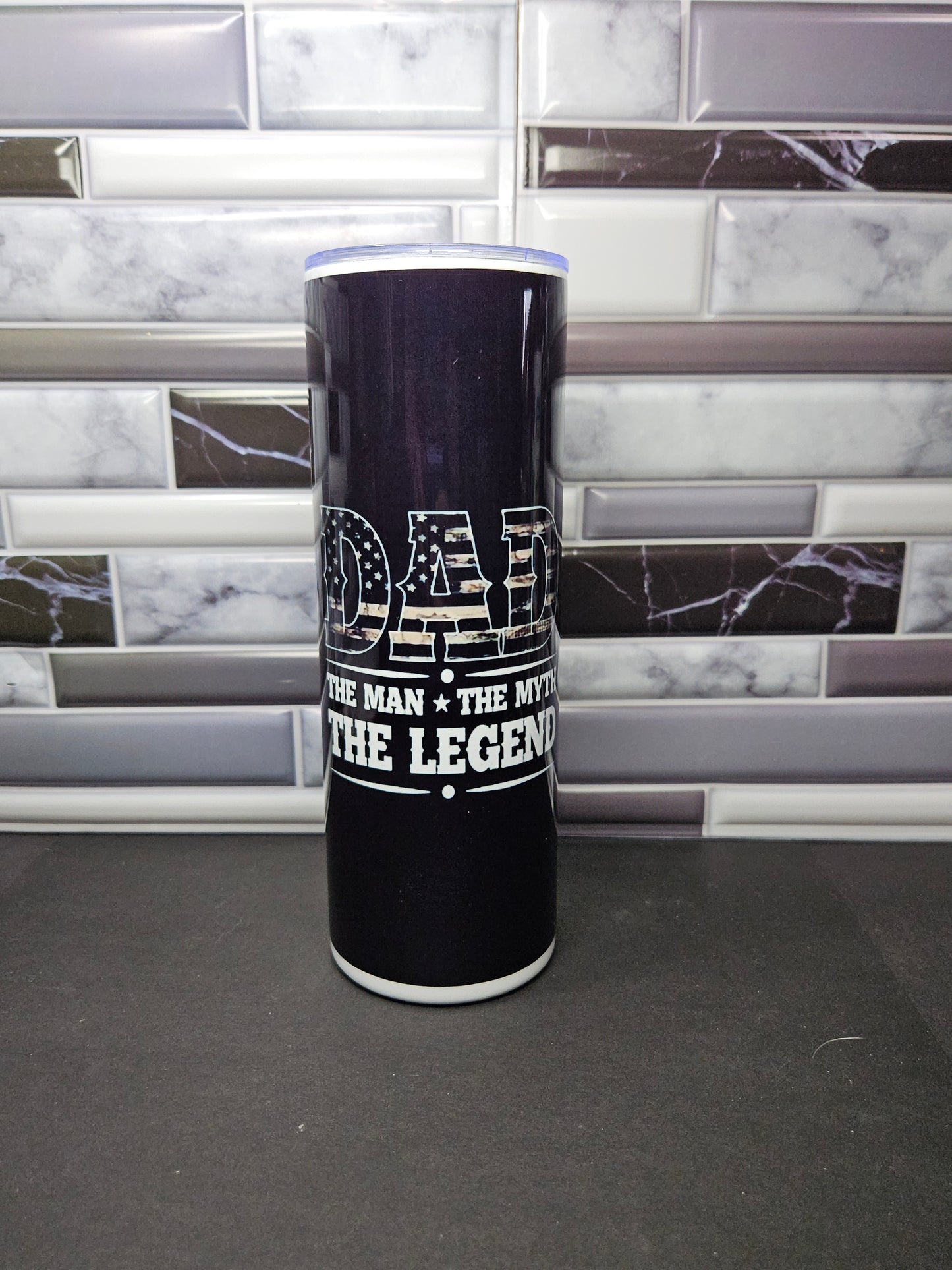 Dad, the man, the myth, the legend 20 oz. Stainless tumbler