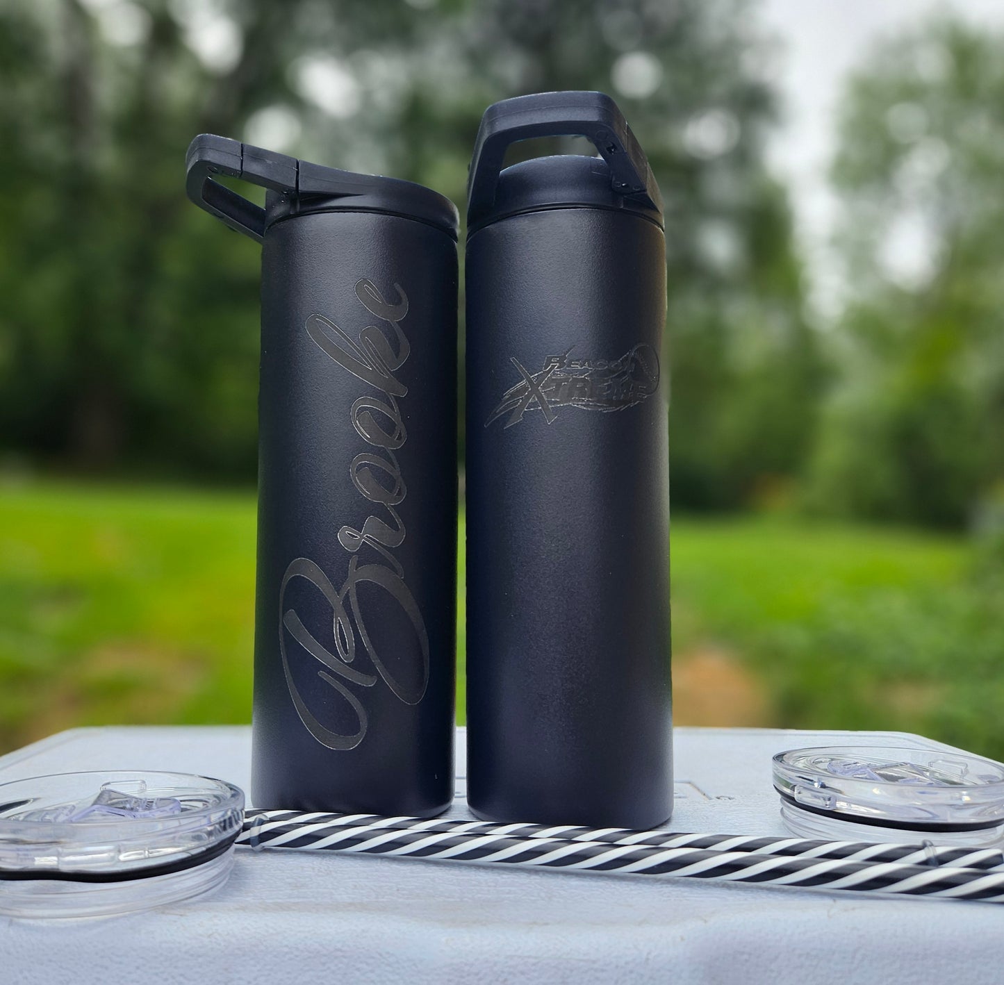 Custom 20 ounce - Laser engraved Tumbler