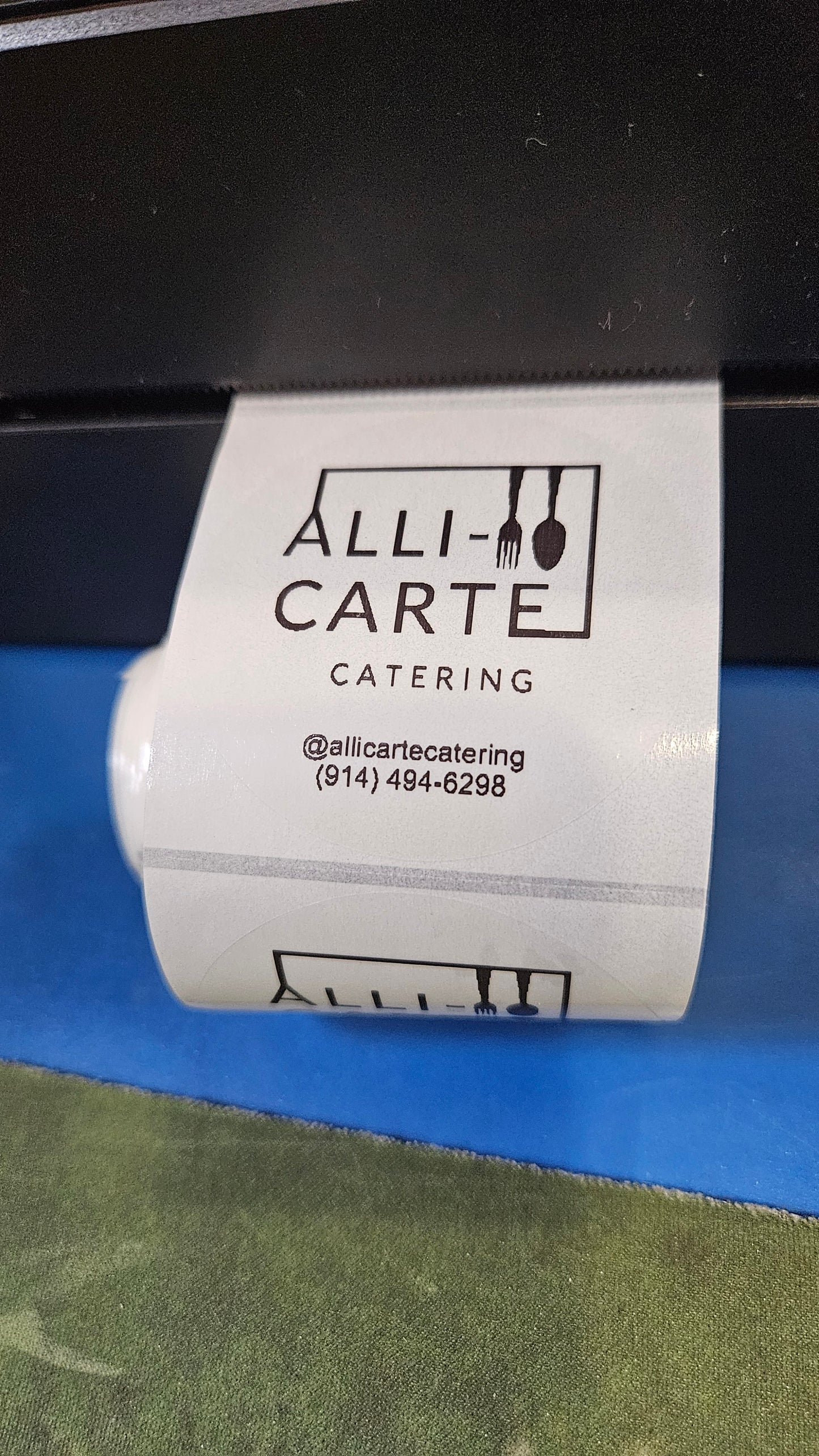 Custom 2 inch sticker roll