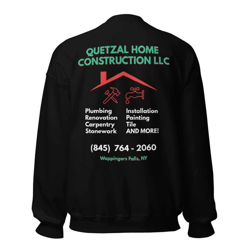 Quetzal Construction Adult Crew Neck Sweatshirt