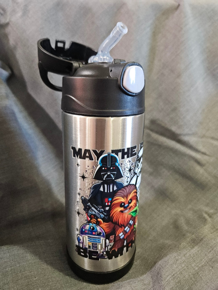 Star wars 12 ounce Stainless steel Drinking Tumbler Sport Water