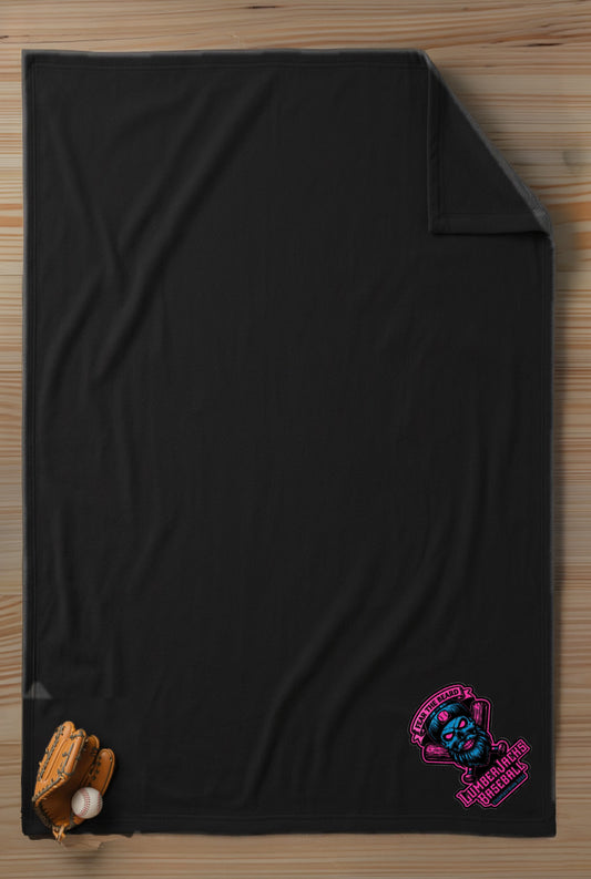Lumberjacks Fleece Sweatshirt Blanket - New Cooperstown logo