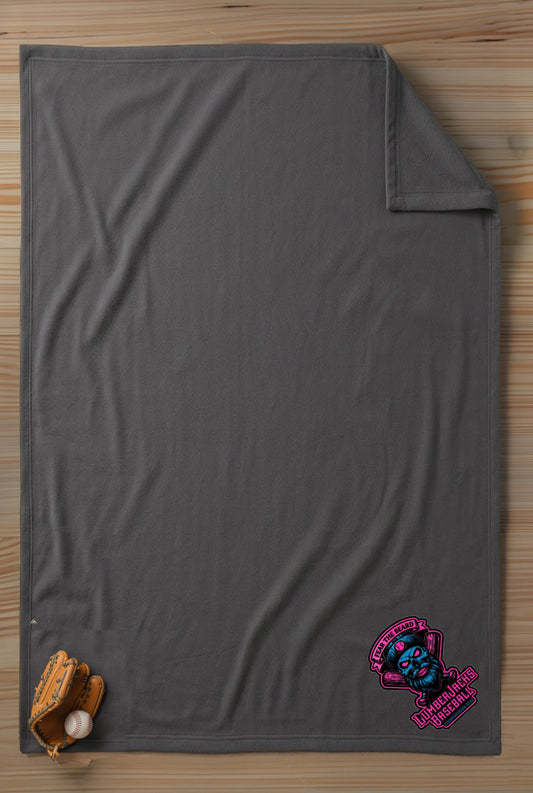 Lumberjacks Fleece Sweatshirt Blanket - New Cooperstown logo