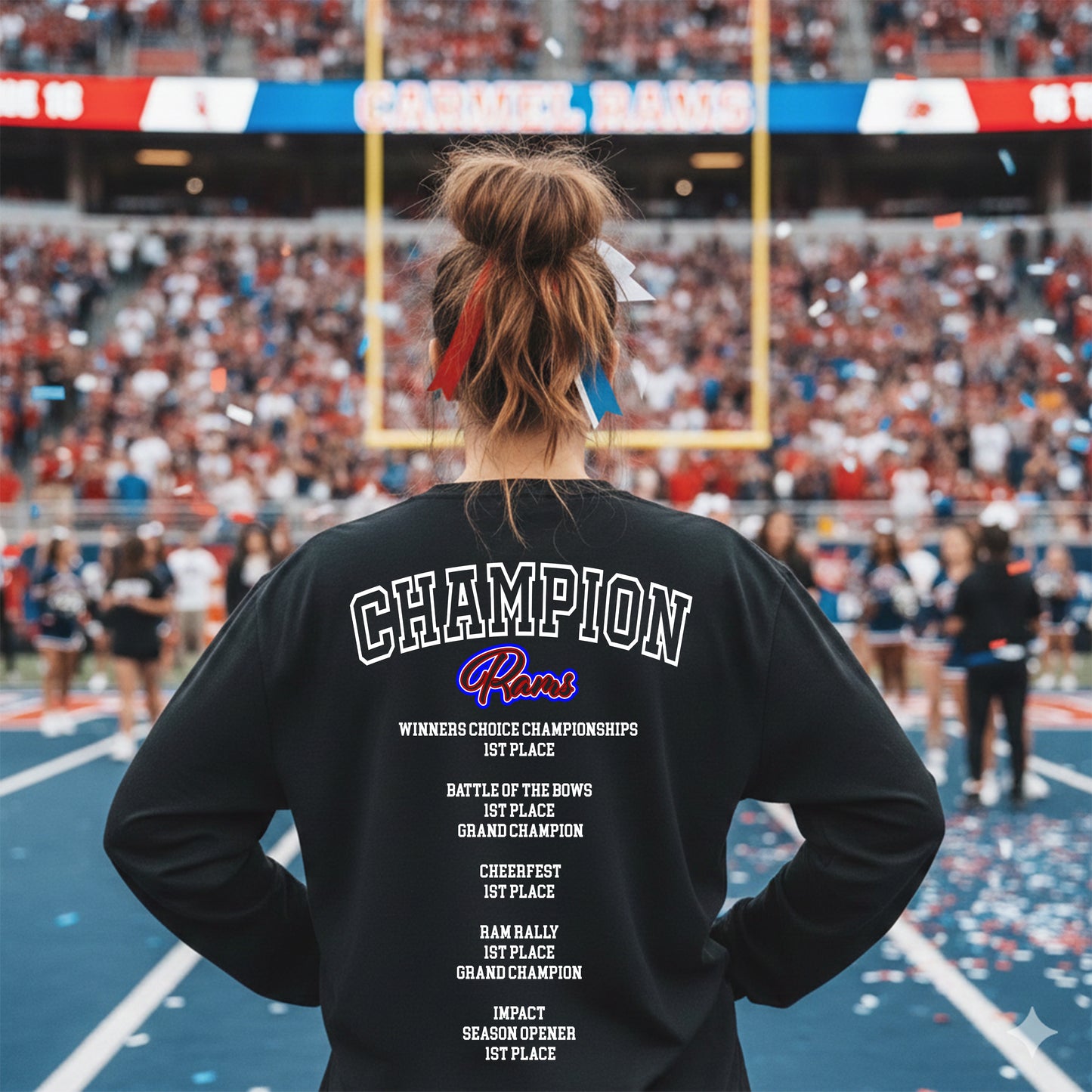 Rams Cheer CHAMPION Comp shirt - D14