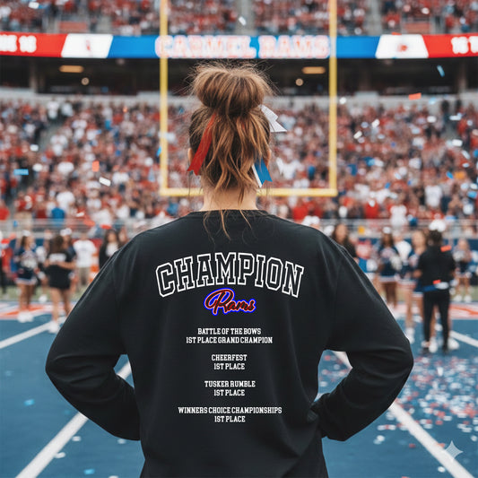 Rams Cheer CHAMPION Comp shirt- D12