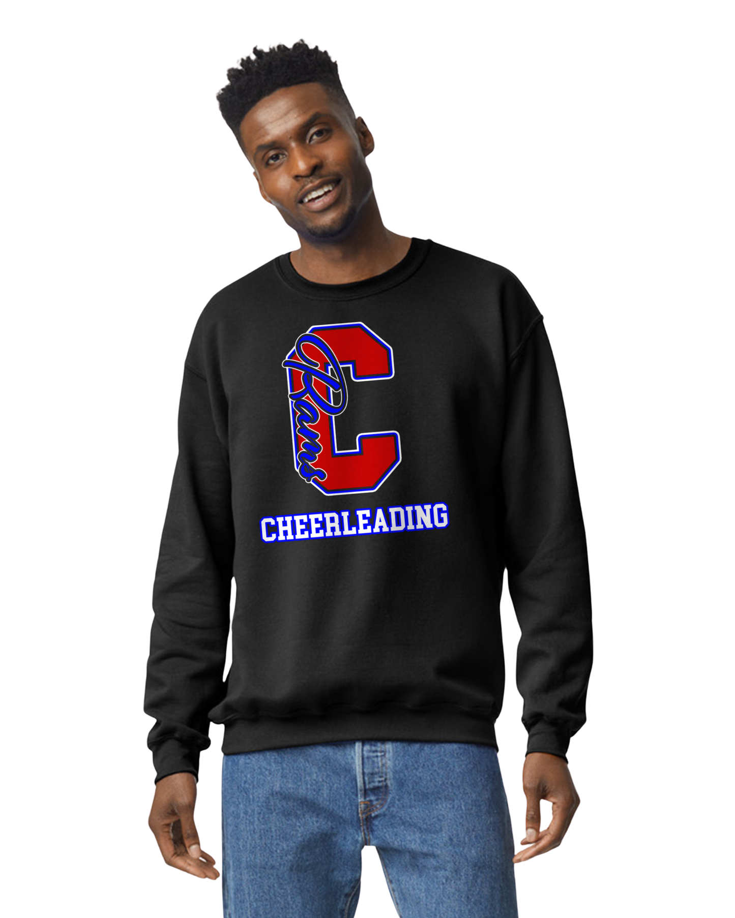 Carmel Cheerleading Adult Crew Neck Sweatshirt