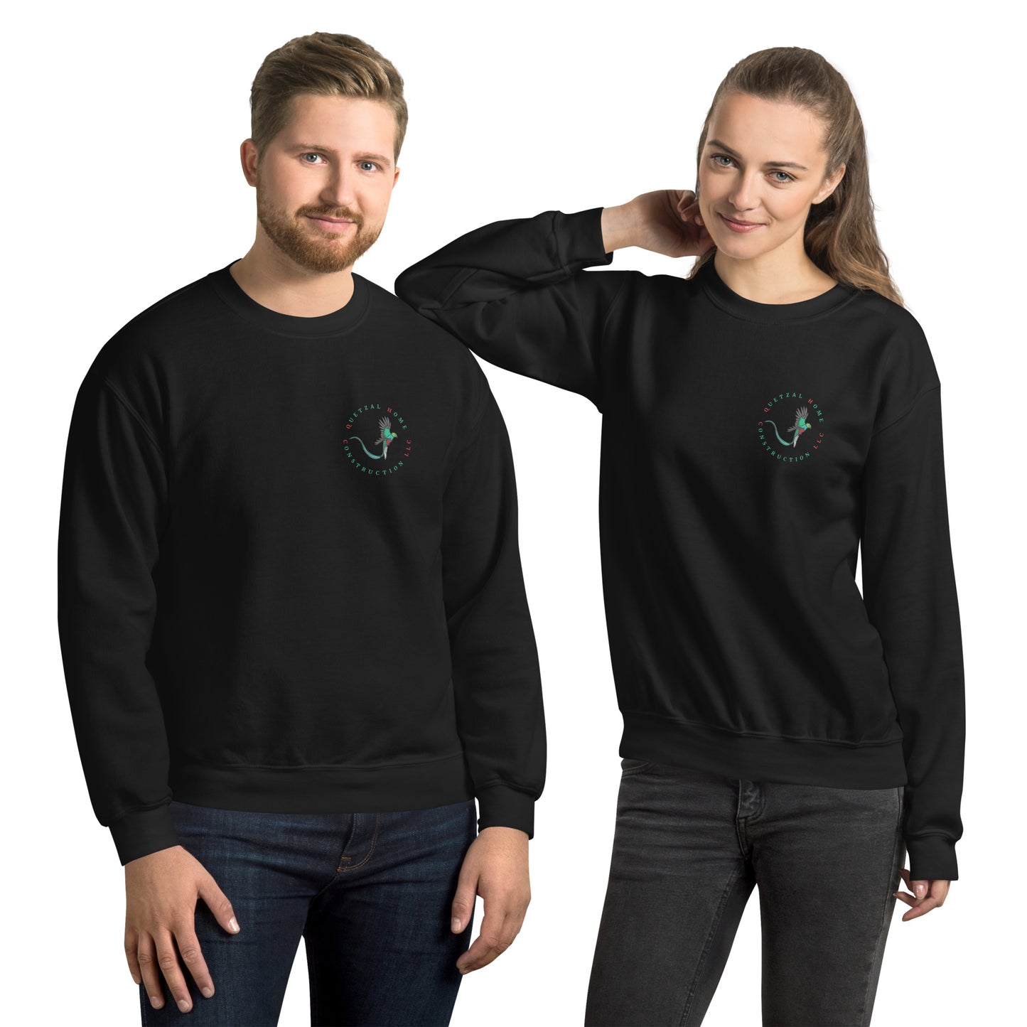 Quetzal Construction Adult Crew Neck Sweatshirt