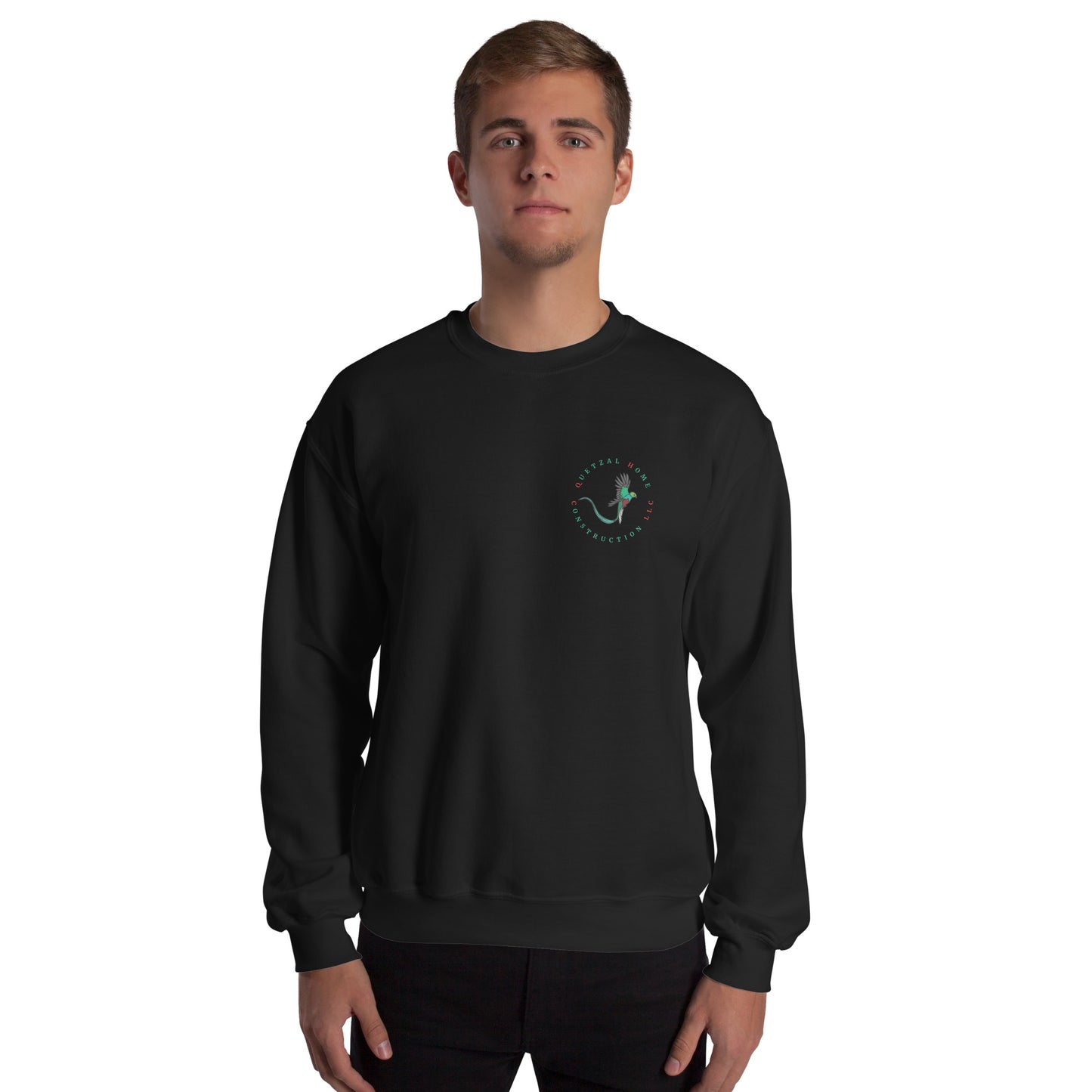 Quetzal Construction Adult Crew Neck Sweatshirt