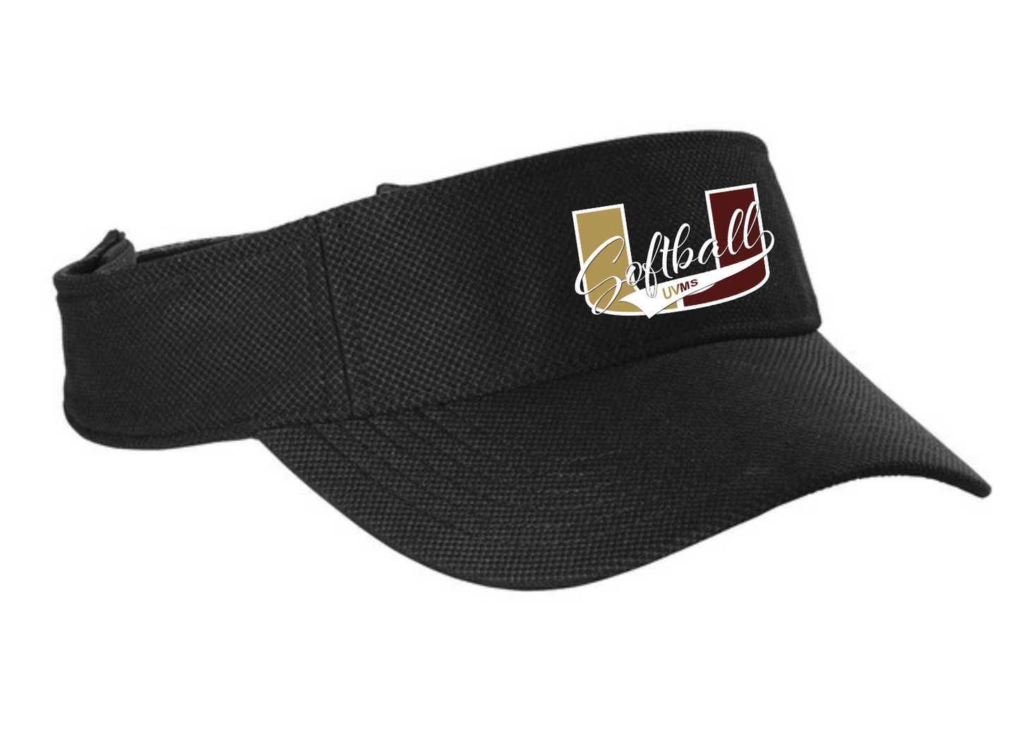 UVMS softball - Visor