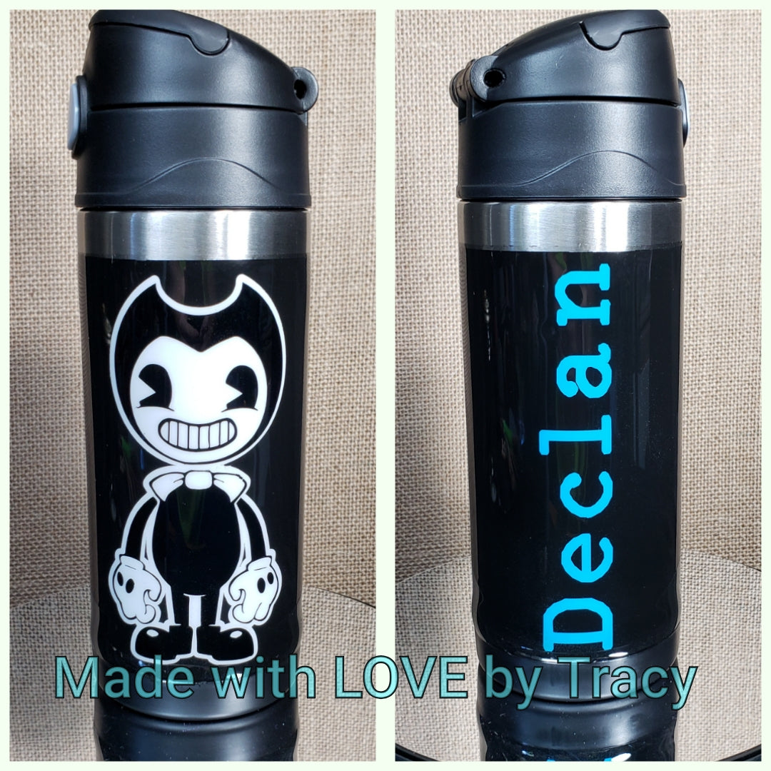 Custom 12 oz. Stainless steel water bottle - Made to order