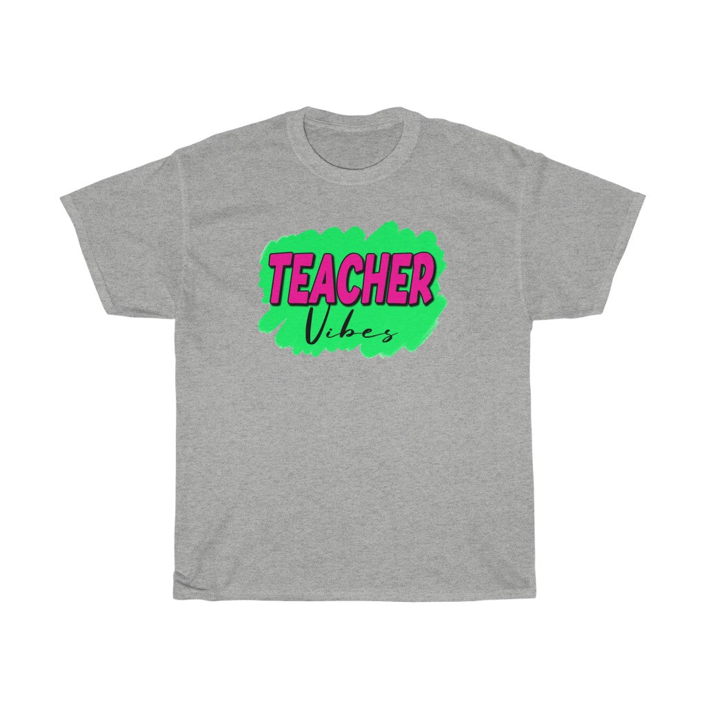 Teacher VIBES Unisex Heavy Cotton Tee