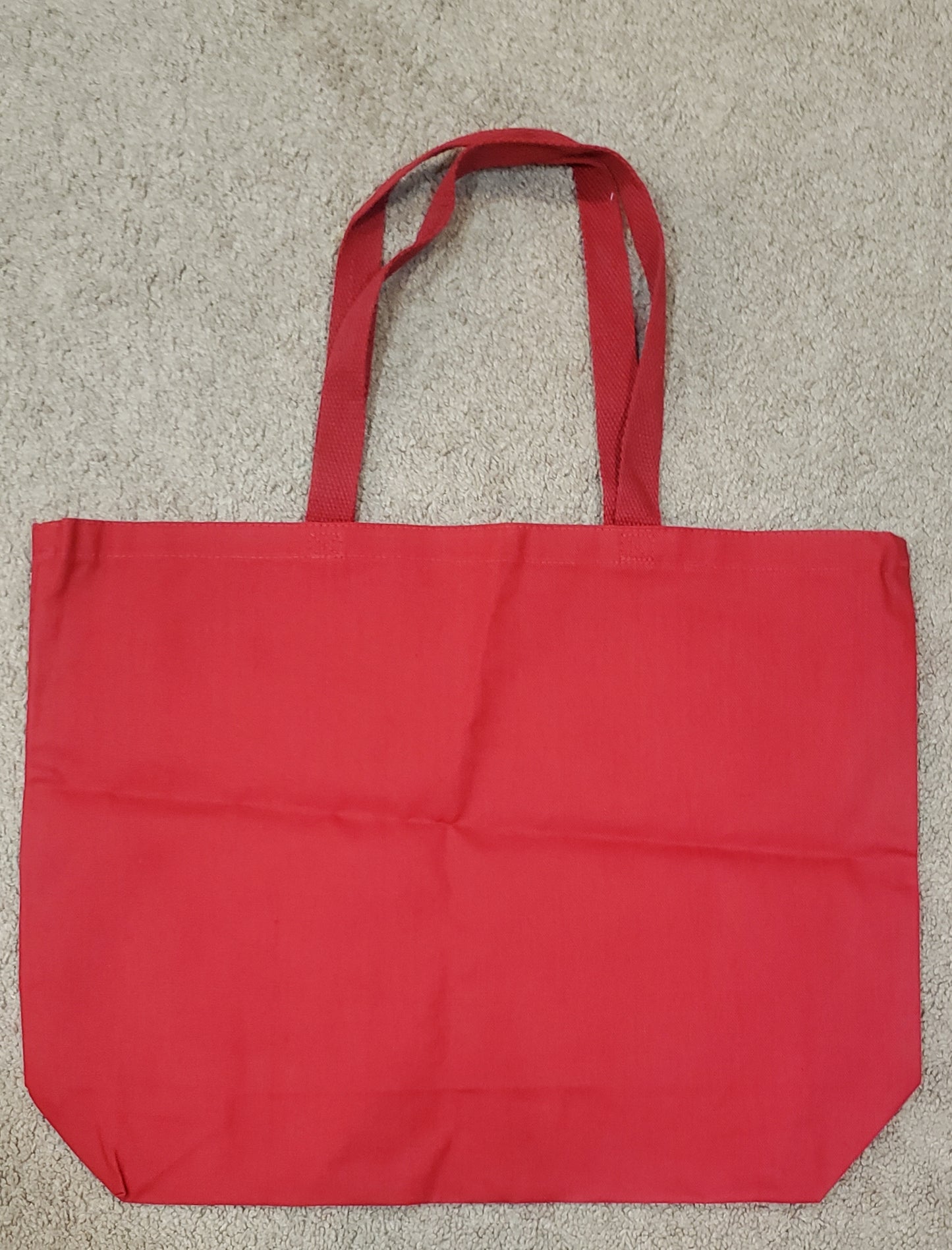 Large Custom reusable canvas tote bags