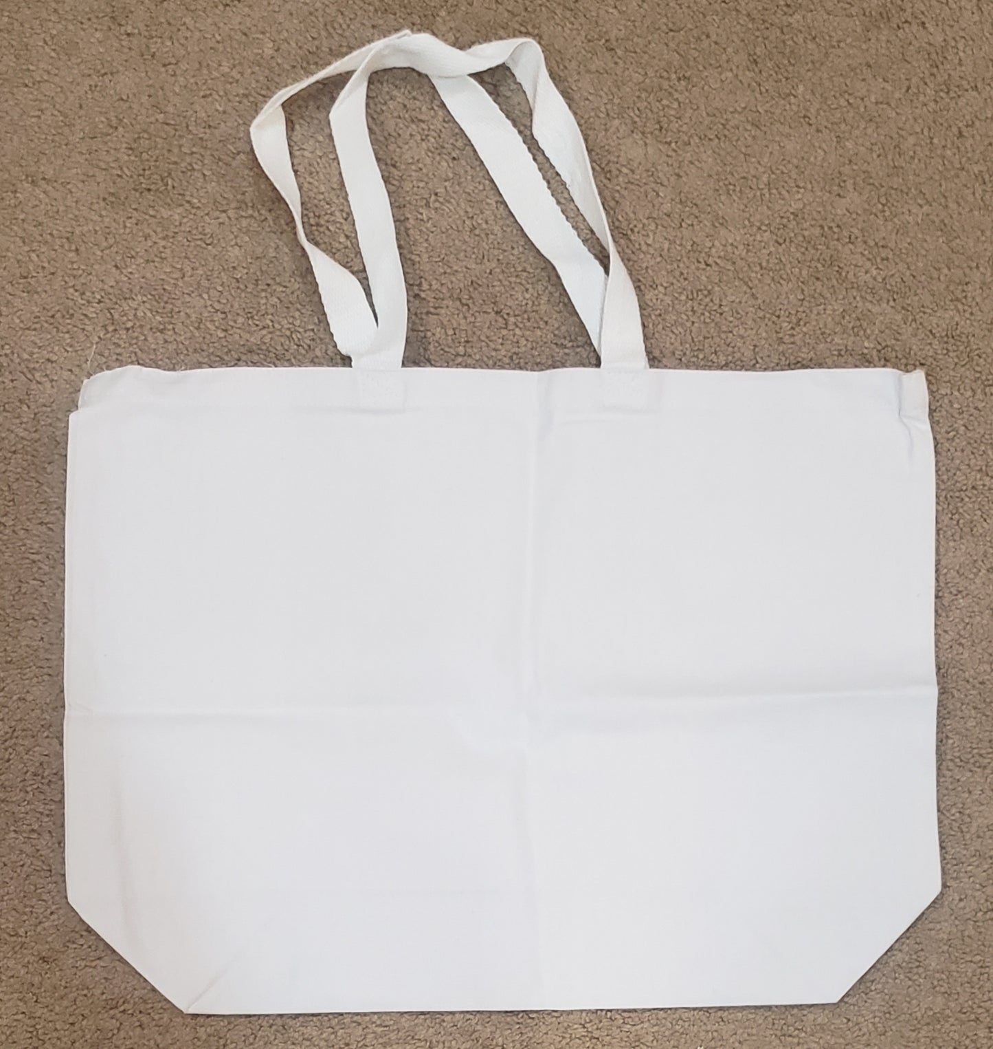 Large Custom reusable canvas tote bags