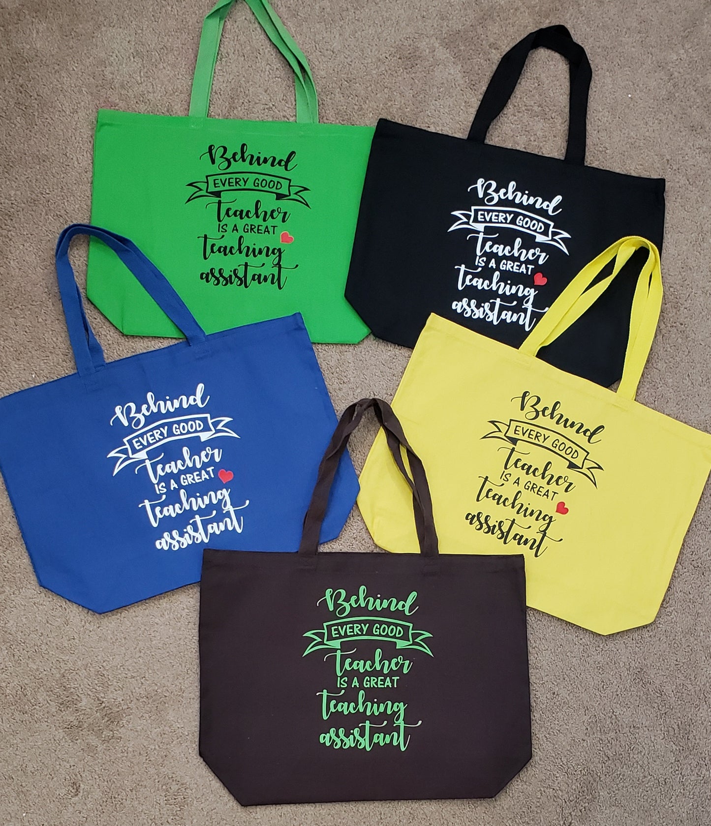 Large Custom reusable canvas tote bags