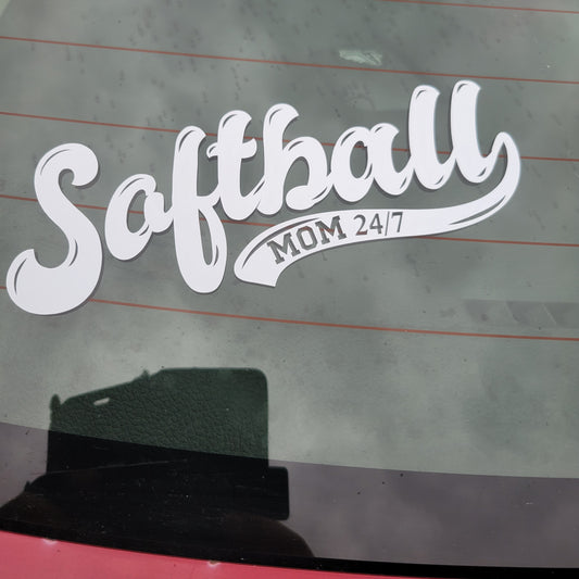 Softball Mom Car decal