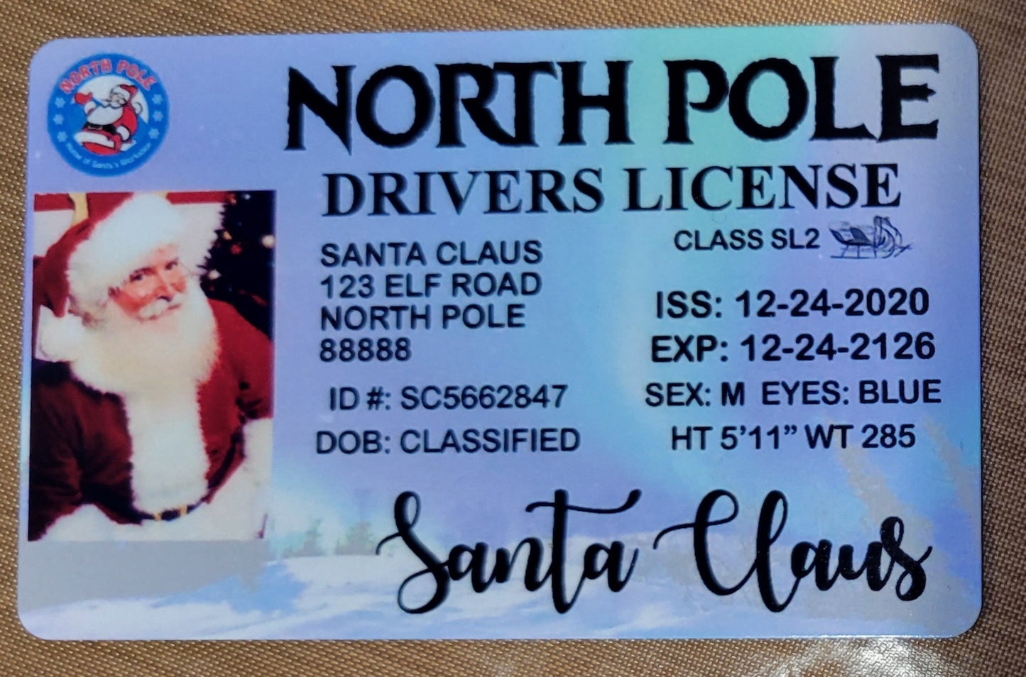 Santa license ID