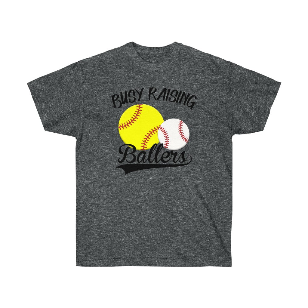 Busy raisin Ballers (Baseball/Softball) Unisex Ultra Cotton Tee- front only