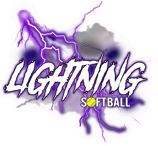 Lightning Softball Heavy Duty Car decal