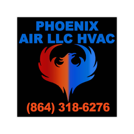 PHOENIX AIR Square Vinyl Stickers