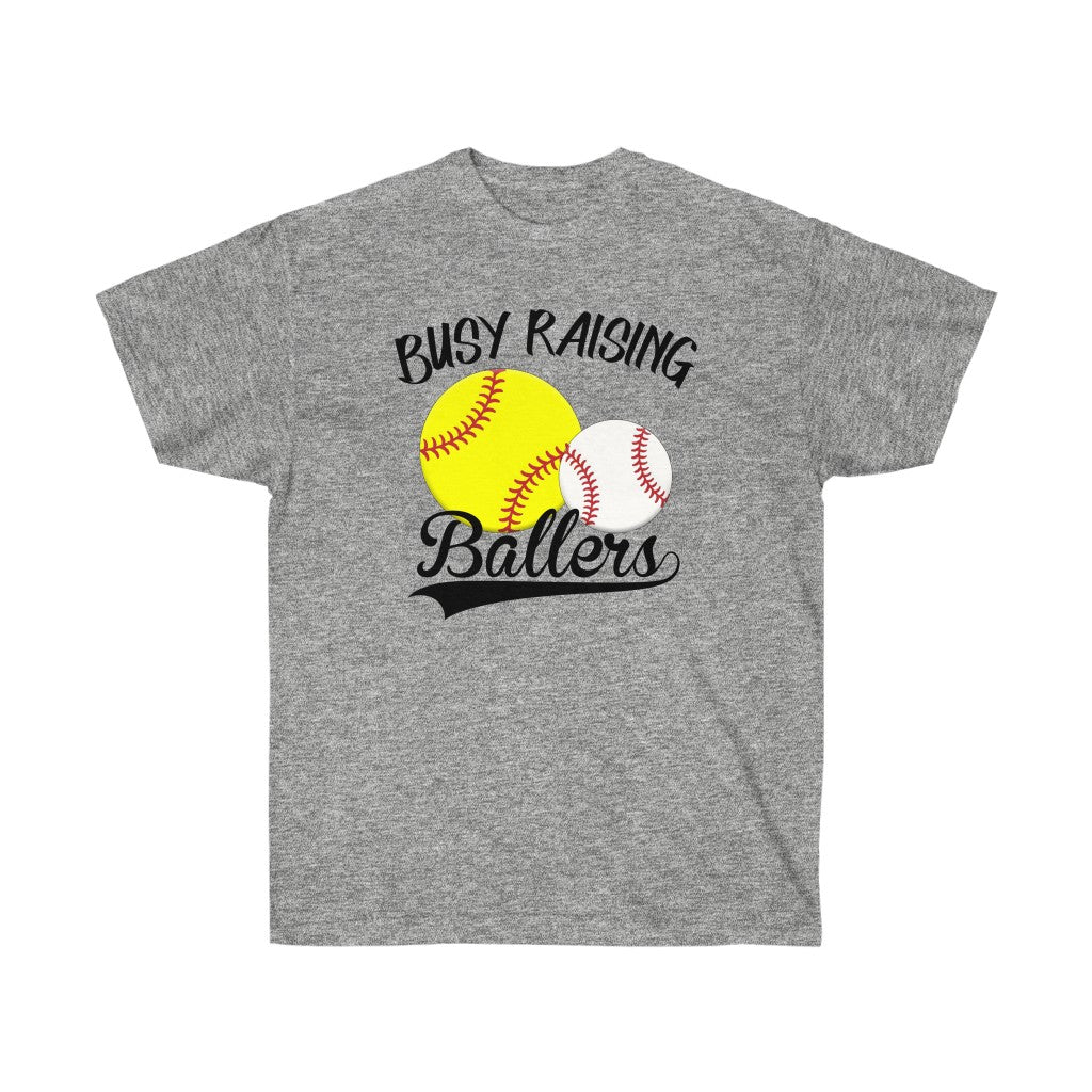 Busy raisin Ballers (Baseball/Softball) Unisex Ultra Cotton Tee- front only