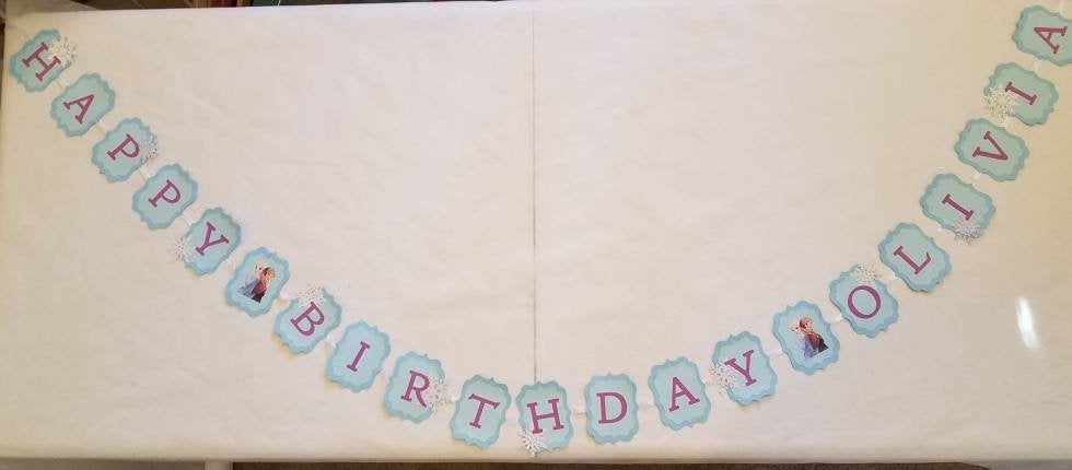 Custom banners and highchair banners - Made to order