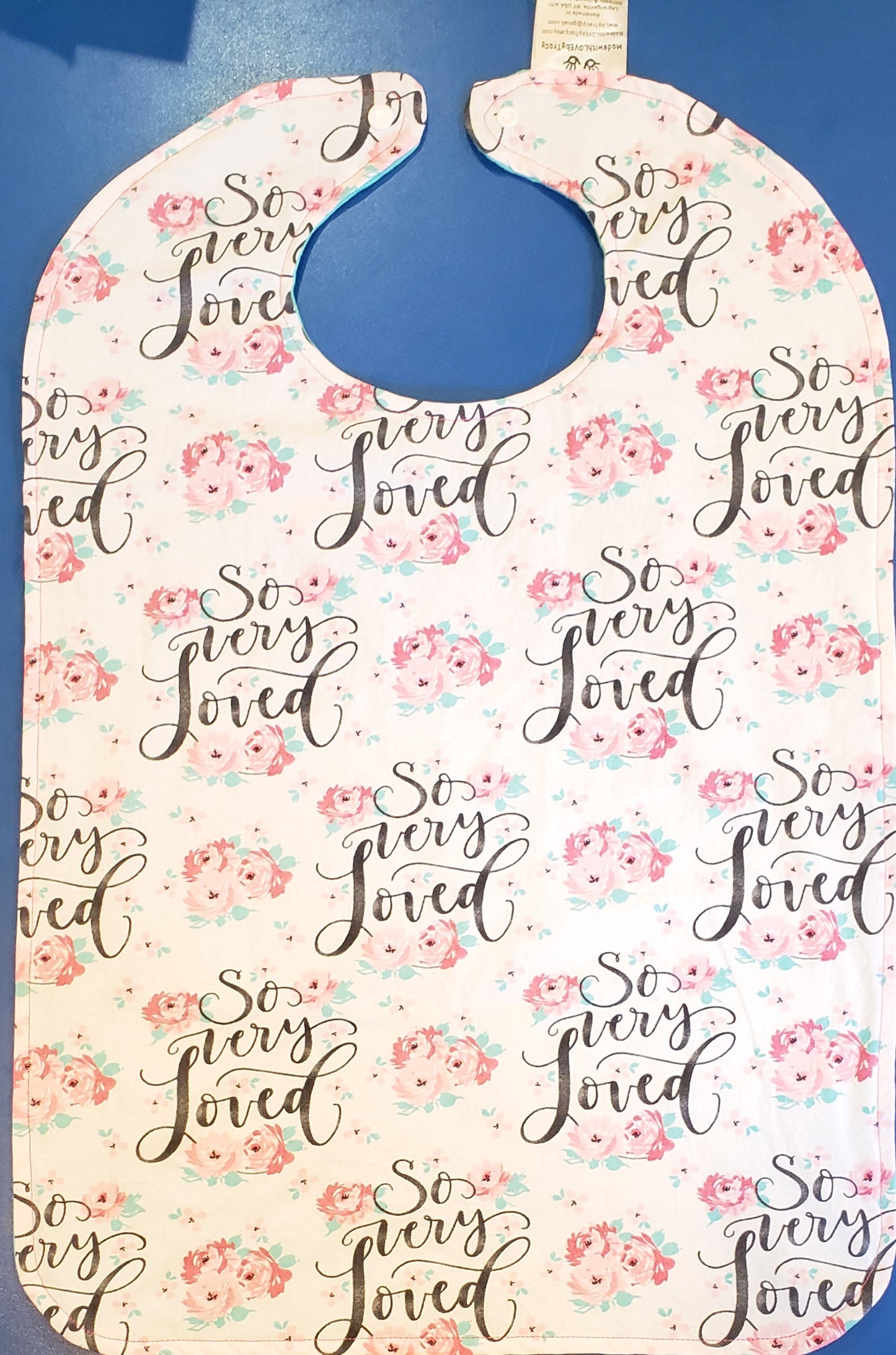 Adult or Youth  bib ***Special ordered custom fabric ONLY***