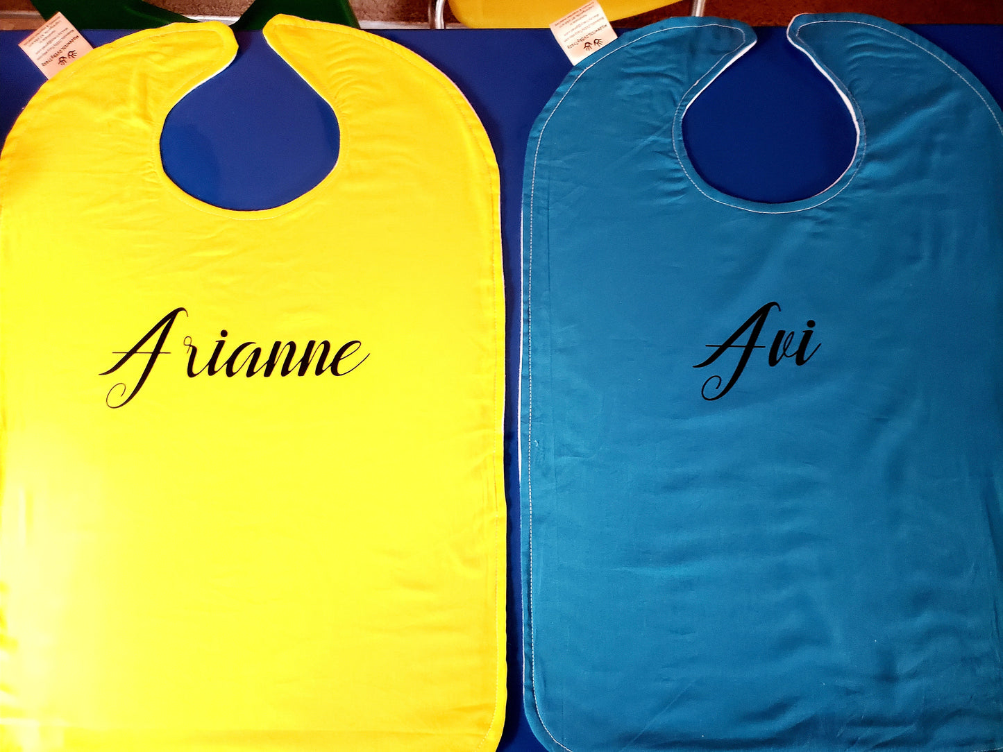 Adult or Youth  bib ***Special ordered custom fabric ONLY***