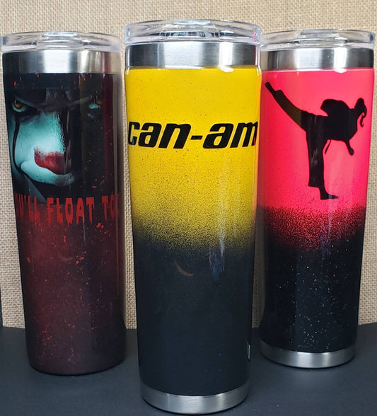 Custom made to order, 20oz. Insulated travel mug