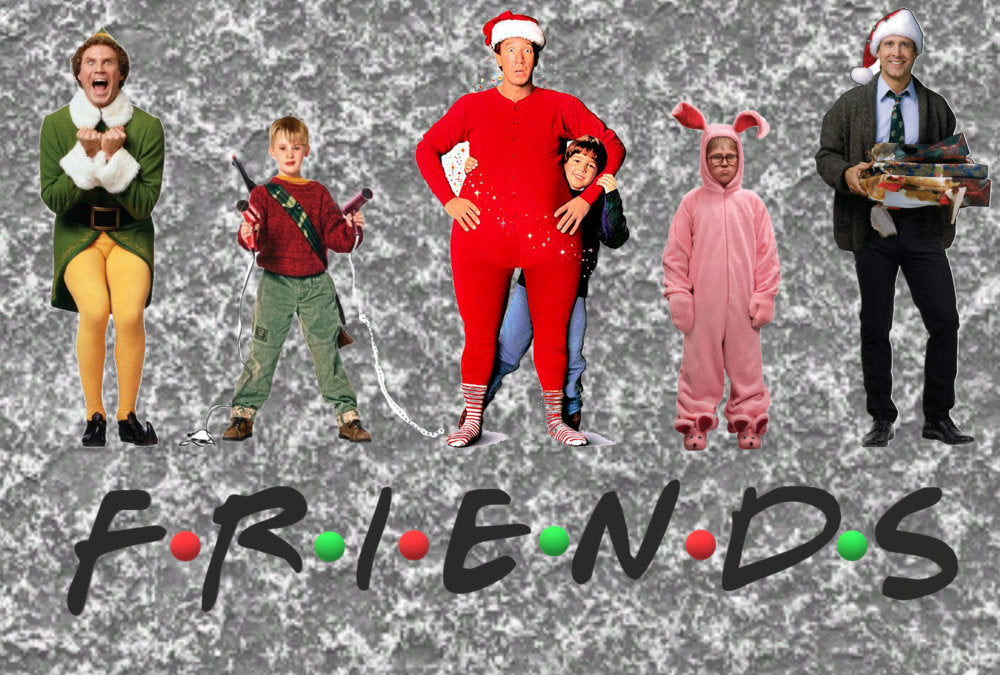 Christmas Movie Friends 4 - PNG waterslide Sublimation instant downloadable printable clipart tumbler apparel