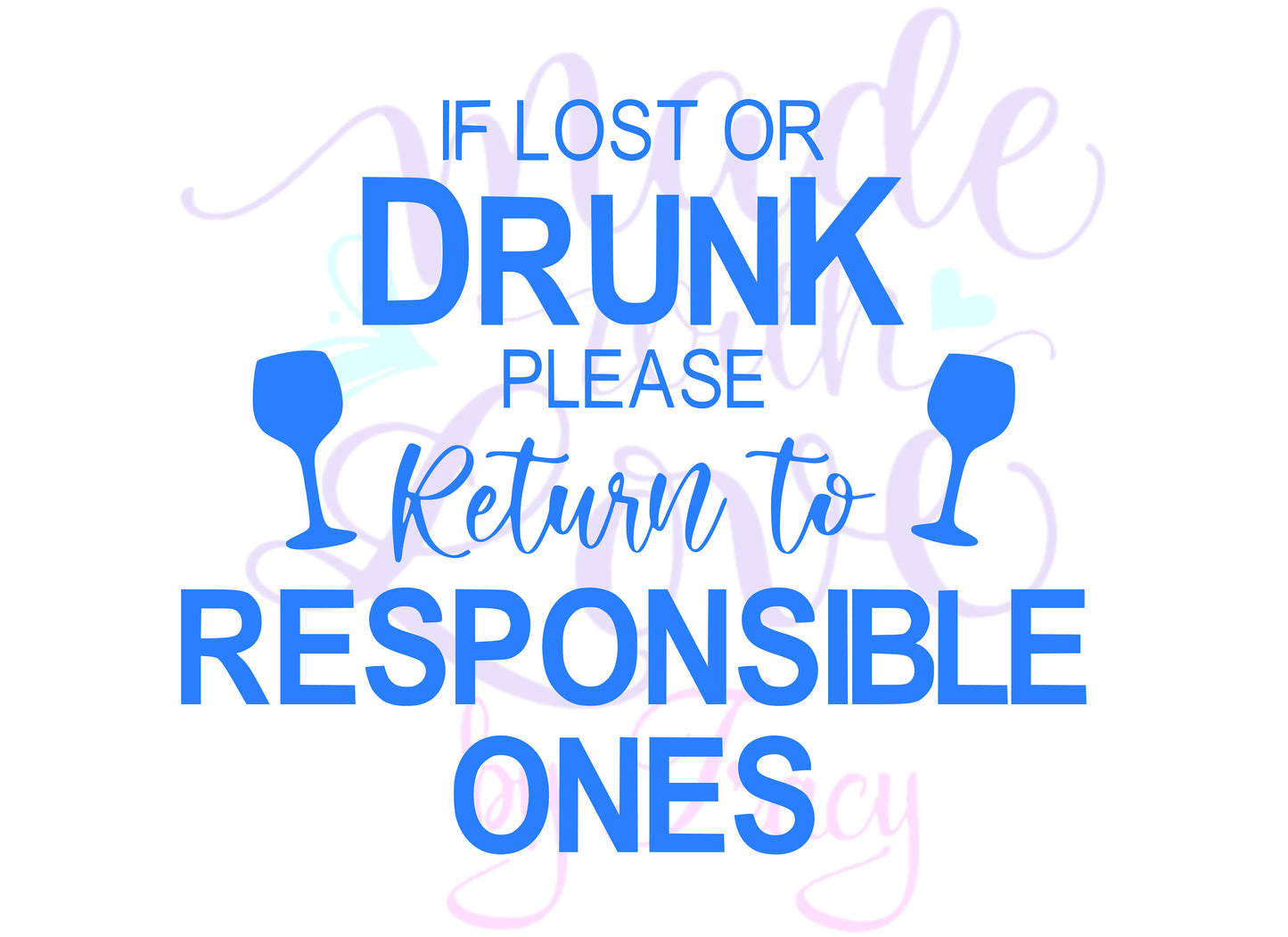 be responsible clipart