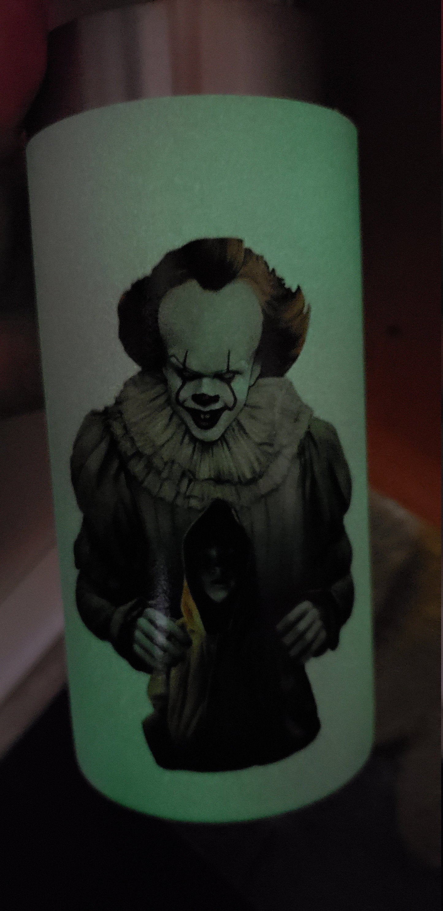 Pennywise "It" 22oz. Fatty tumbler Glow in the dark - Ready to be customized!