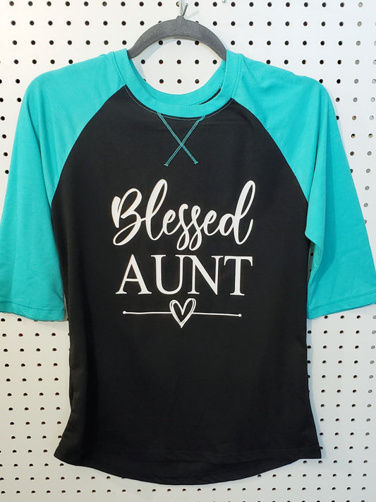 Blessed Aunt PNG apparel tumbler sublimation waterslide - digital download (FILE ONLY)