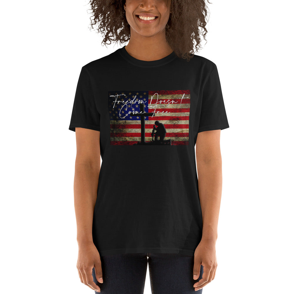 American Flag Freedom Doesn't Come Free Unisex T-Shirt