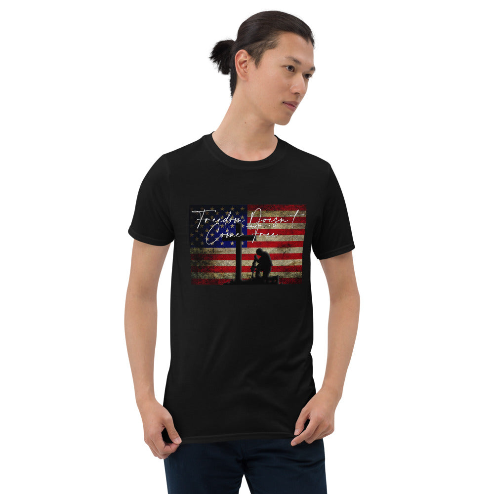 American Flag Freedom Doesn't Come Free Unisex T-Shirt