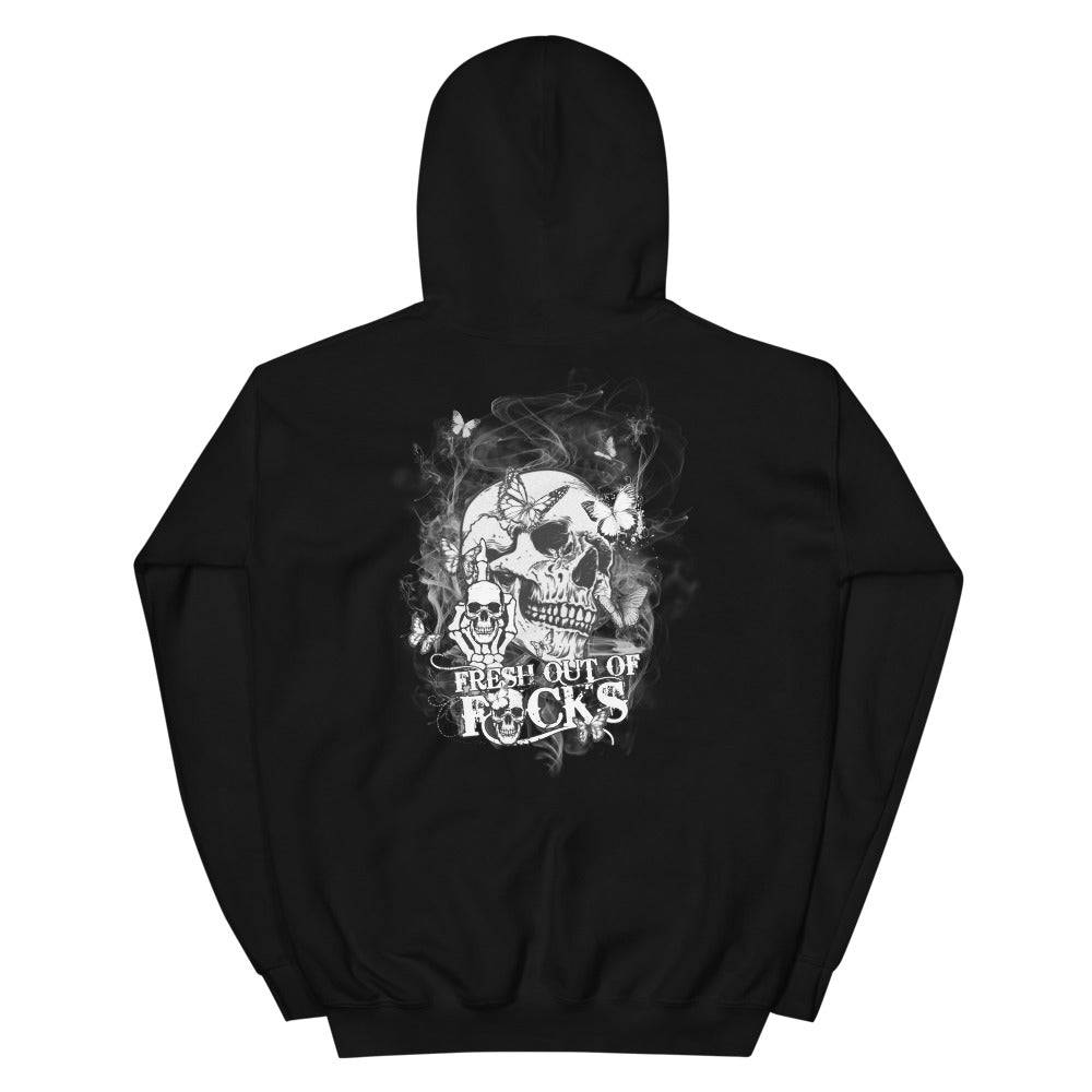 Fresh Out of F*cks Skulls Unisex Hoodie