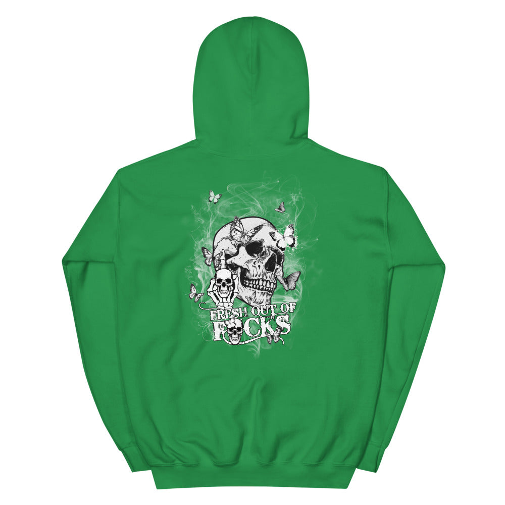 Fresh Out of F*cks Skulls Unisex Hoodie