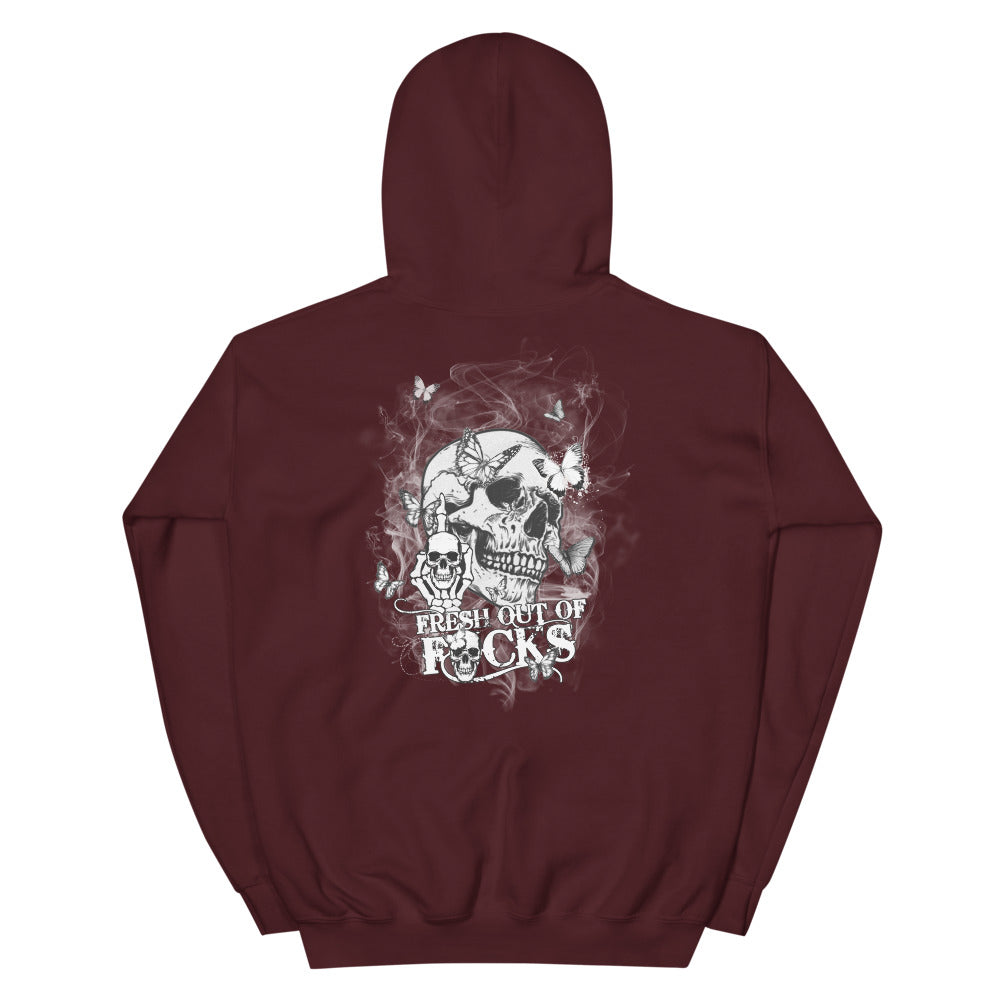 Fresh Out of F*cks Skulls Unisex Hoodie